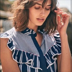 NWOT Sezane Ademia Blouse